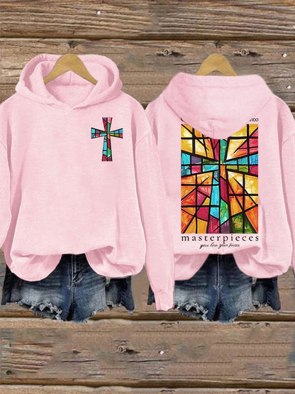 Women's God Turns Broken Pieces Into Masterpieces  Sweatshirt