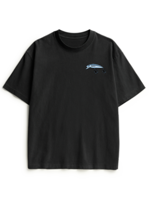 Talk Less Fish More Unisex Heavyweight Cotton T-Shirt