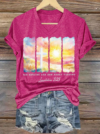 Women's His Mercies Are New Every Morning Feeling T-Shirt