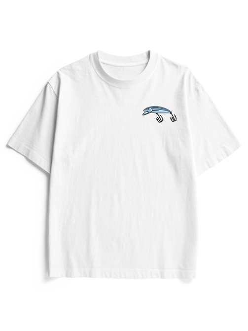 Talk Less Fish More Unisex Heavyweight Cotton T-Shirt