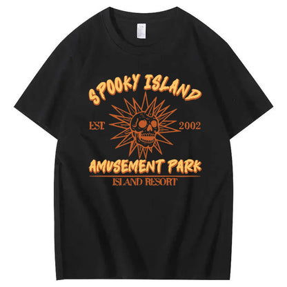 Spooky Island Halloween 100% Cotton T-Shirt