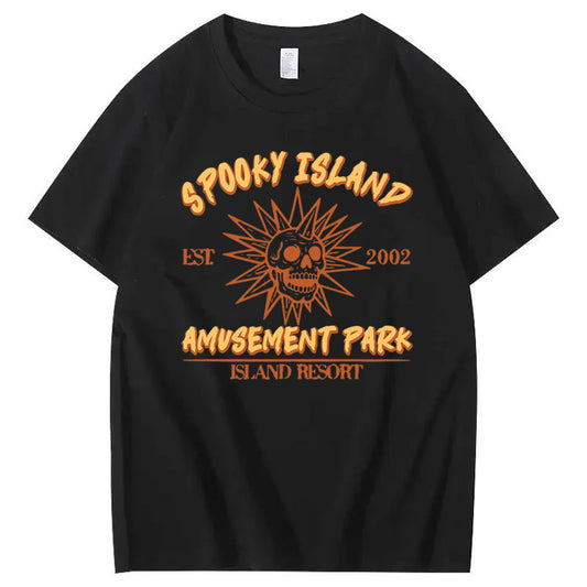 Spooky Island Halloween 100% Cotton T-Shirt