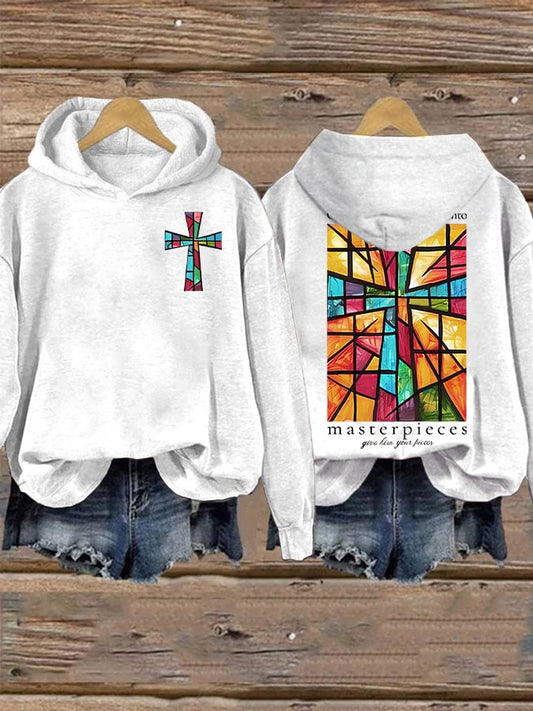 Women's God Turns Broken Pieces Into Masterpieces  Sweatshirt