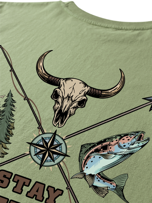 Stay Wild Embrace Adventure Unisex Classic Cotton Tee