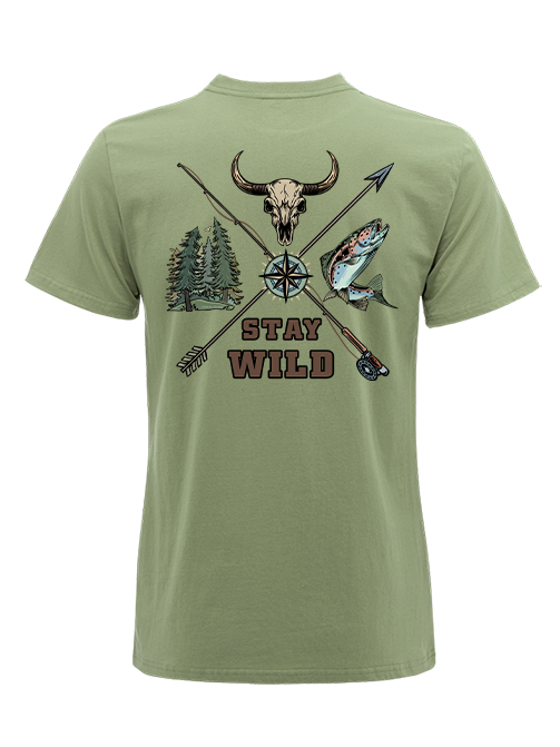 Stay Wild Embrace Adventure Unisex Classic Cotton Tee