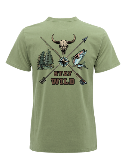 Stay Wild Embrace Adventure Unisex Classic Cotton Tee