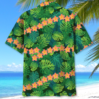 Mountain Bike Tropical Hawaiian Shirt