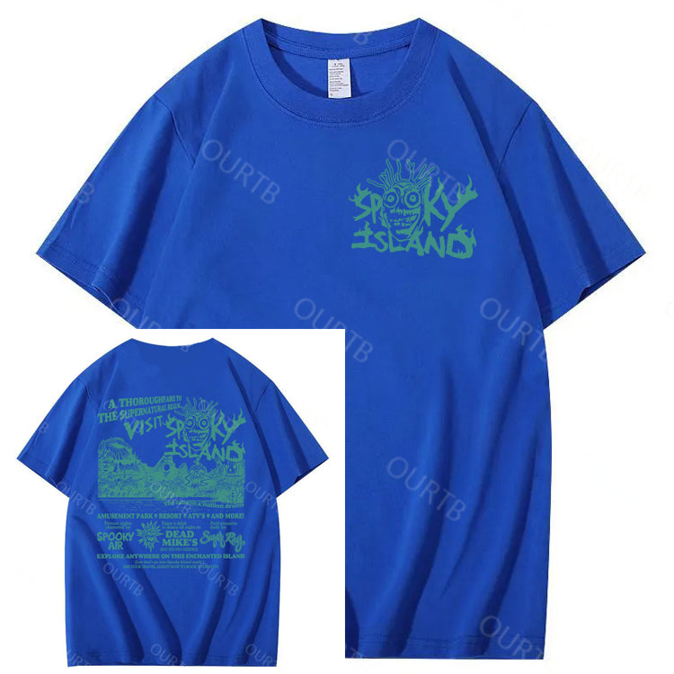 Spooky Island Halloween 100% Cotton T-Shirt