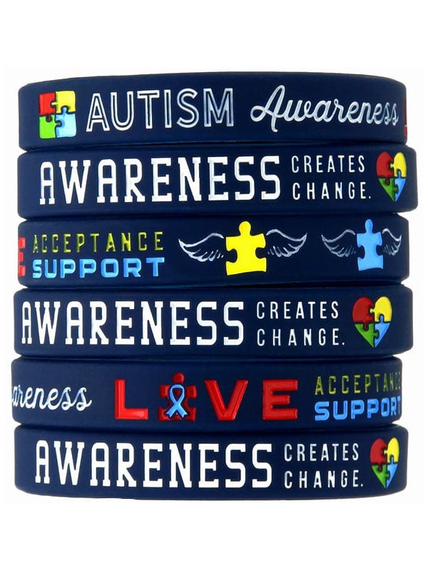 Autism Awareness Silicone Wristband