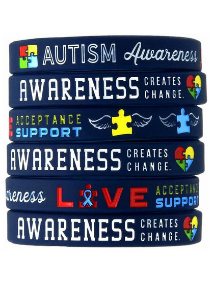 Autism Awareness Silicone Wristband