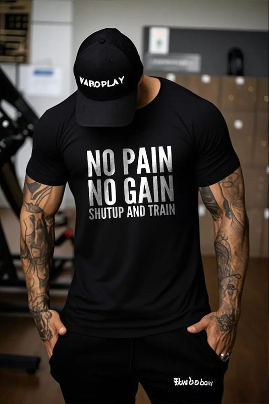 No Pain No Gain Printed Men's T-shirt