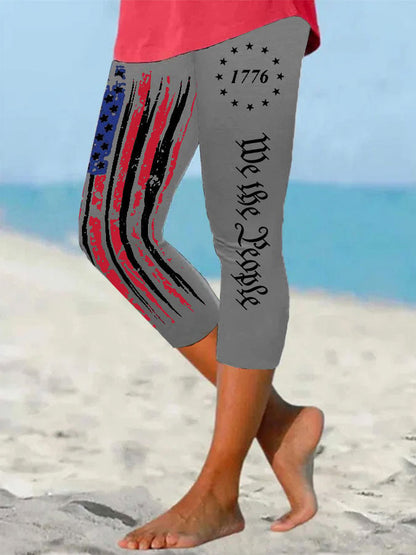 🔥Last Day 49% Off🔥Women's Independence Day Casual Leggings