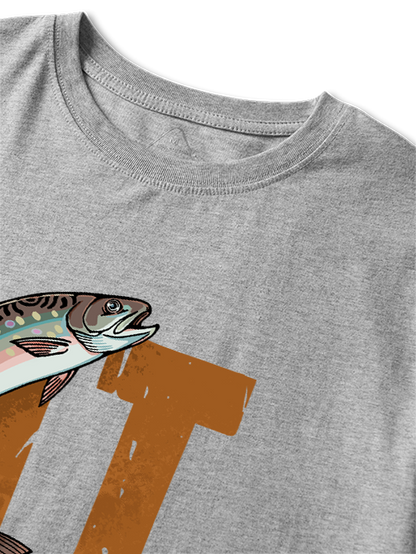 I'm Going Fishing Humor Unisex Classic Cotton Tee