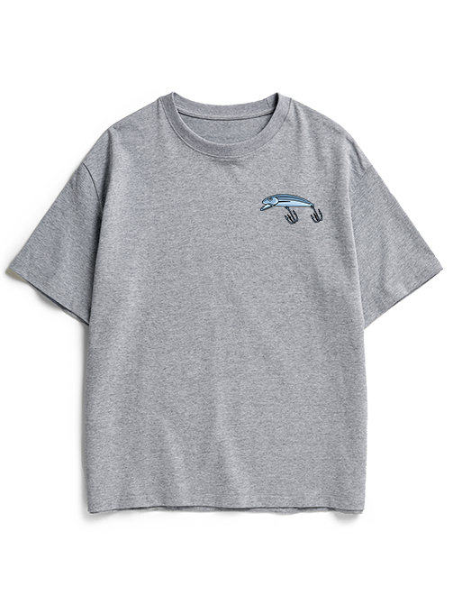 Talk Less Fish More Unisex Heavyweight Cotton T-Shirt