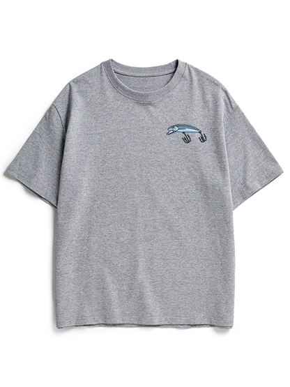 Talk Less Fish More Unisex Heavyweight Cotton T-Shirt