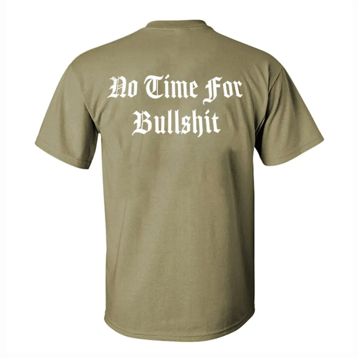 No Time For Bullshit Printed Men's T-shirt
