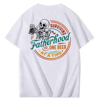 Surviving Fatherhood One Beer At A Time T-Shirt