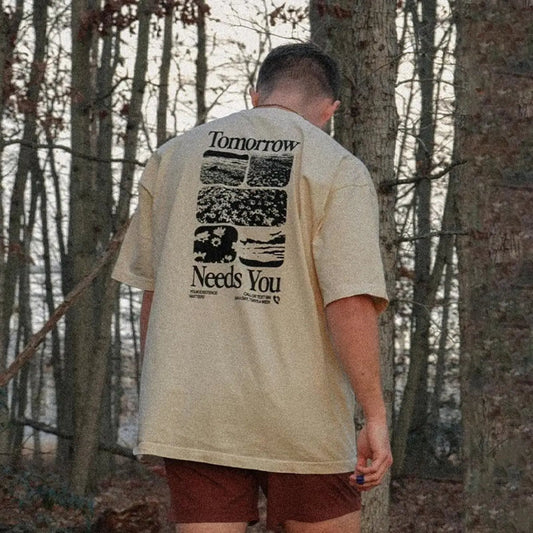 Tomorrow Needs You Printed Unisex T-shirt