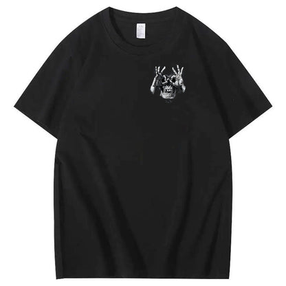 The Blacksheep Of  The Family Pattern Print 100%Cotton T-Shirt