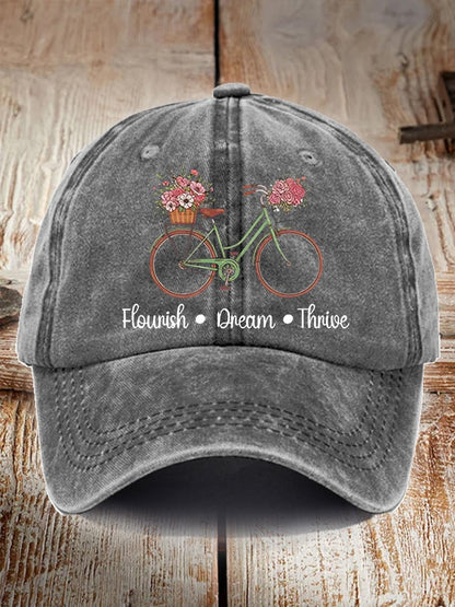 Unisex casual FTD washed cotton hat