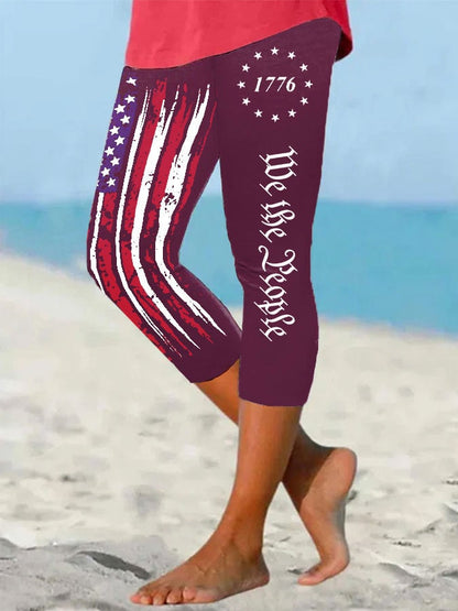 🔥Last Day 49% Off🔥Women's Independence Day Casual Leggings