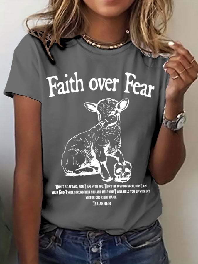 Women's Easter Print T-Shirt