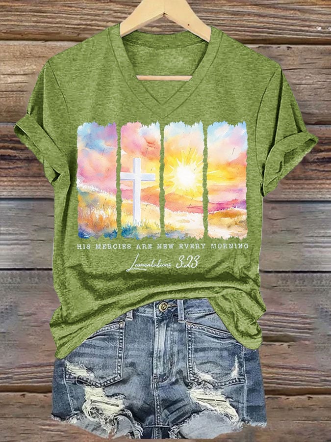 Women's His Mercies Are New Every Morning Feeling T-Shirt