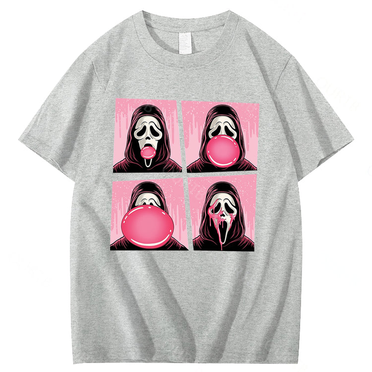 Chewing Gum Bubbles Halloween 100% Cotton T-Shirt