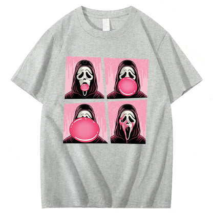 Chewing Gum Bubbles Halloween 100% Cotton T-Shirt
