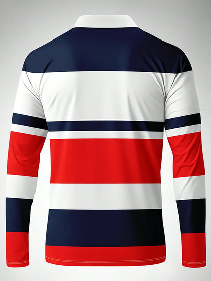 Lässiges Poloshirt für Herren mit Buchstabendruck