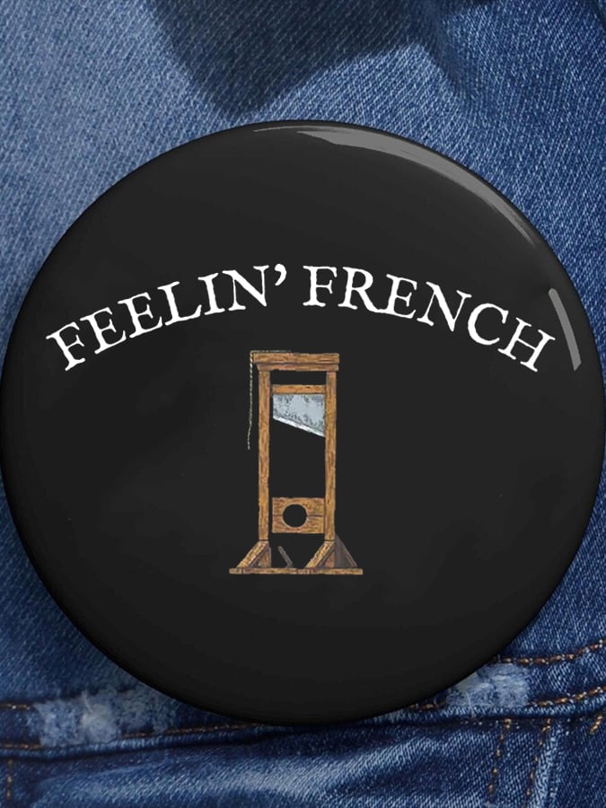 Unisex Guillotine "FDT" Brooch