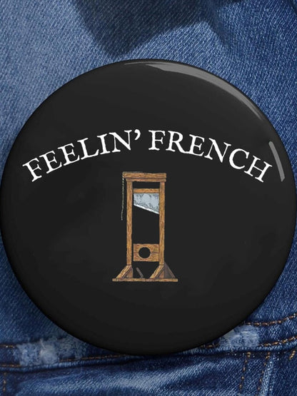 Unisex Guillotine "FDT" Brooch