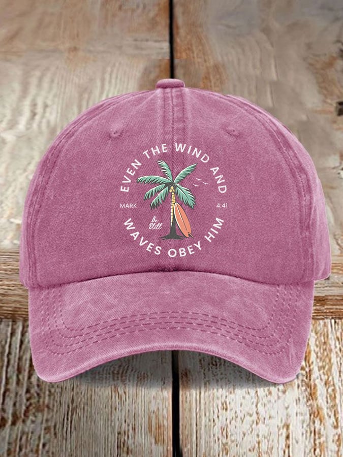 Women'S Casual Scripture Faith Graphic Print Baseball Cap