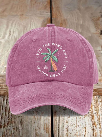 Women'S Casual Scripture Faith Graphic Print Baseball Cap