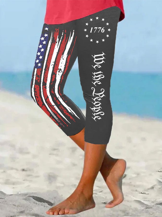 🔥Last Day 49% Off🔥Women's Independence Day Casual Leggings