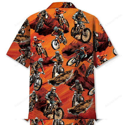 Dirt Mountain Bike Racing Hawaiian Shirt