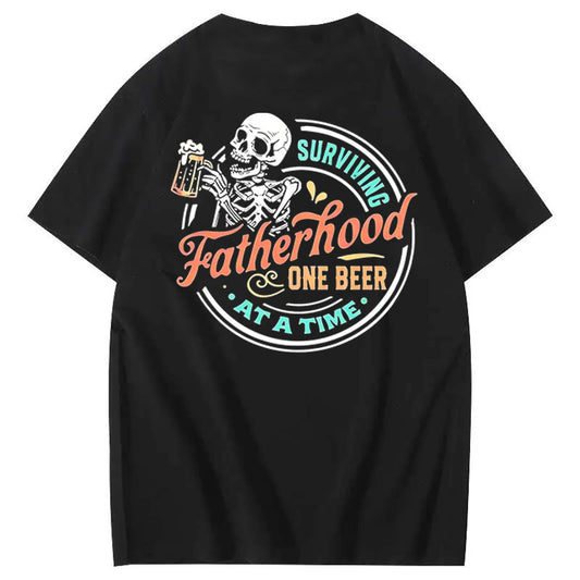 Surviving Fatherhood One Beer At A Time T-Shirt