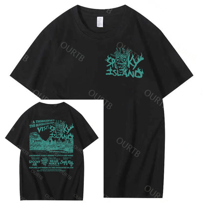 Spooky Island Halloween 100% Cotton T-Shirt