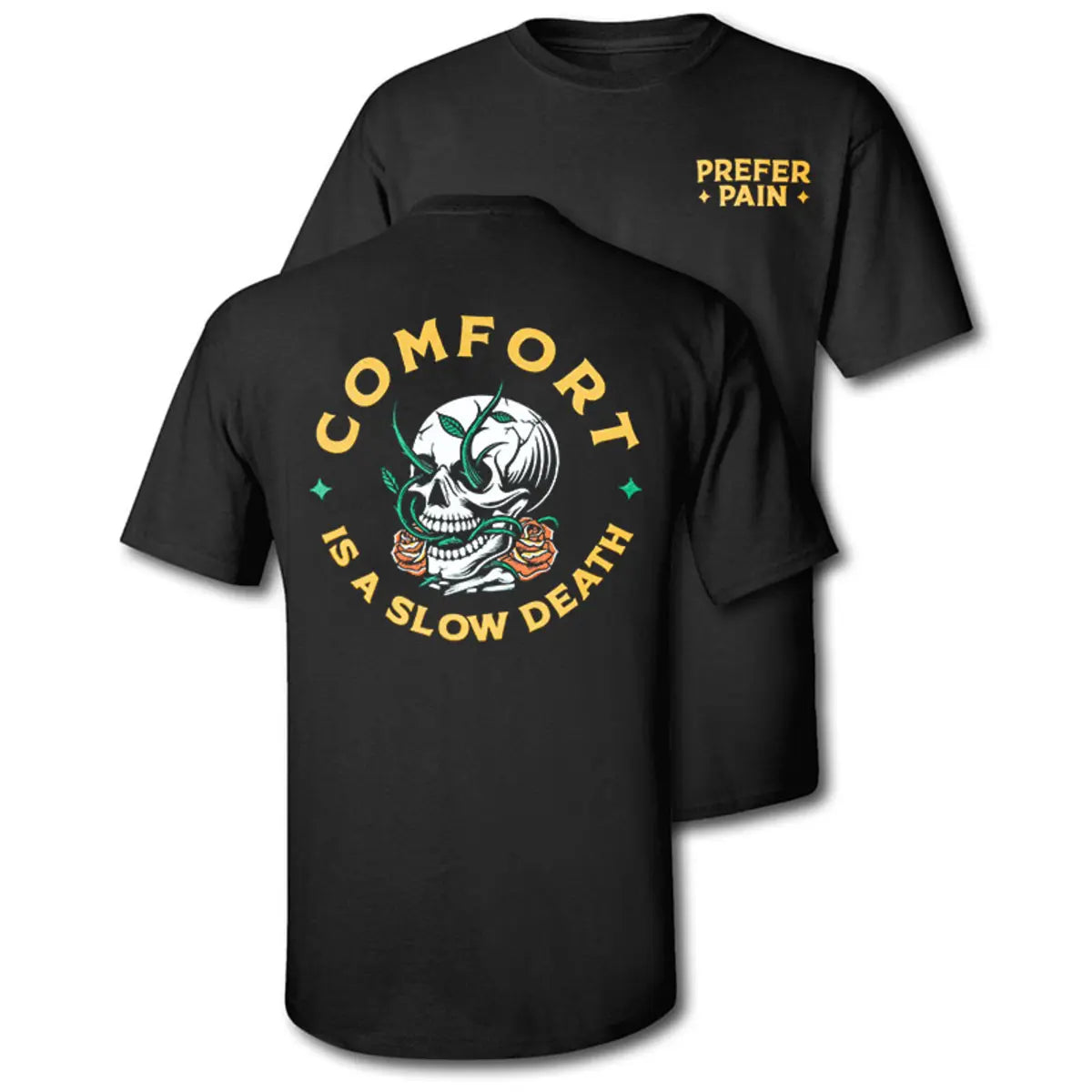 Comfort Is A Slow Death Printed Men's T-Shirt