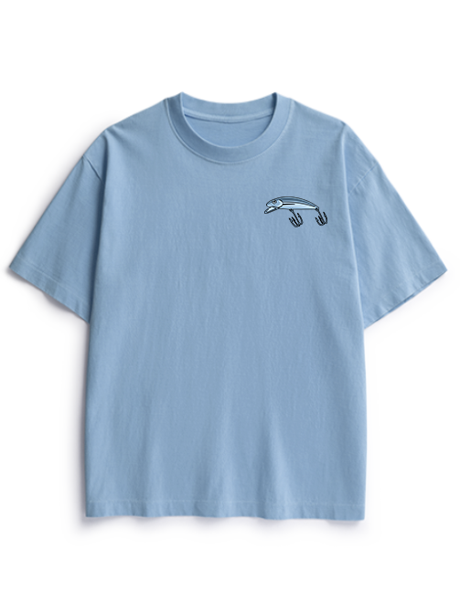 Talk Less Fish More Unisex Heavyweight Cotton T-Shirt