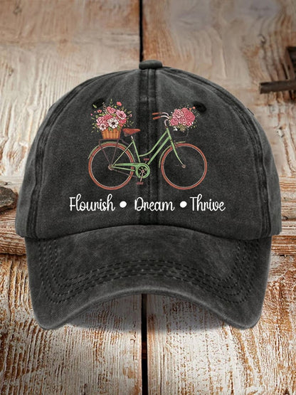 Unisex casual FTD washed cotton hat