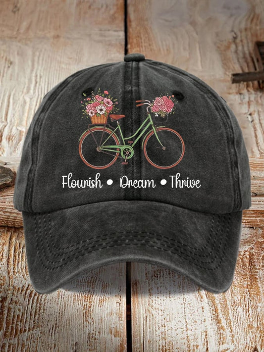 Unisex casual FTD washed cotton hat