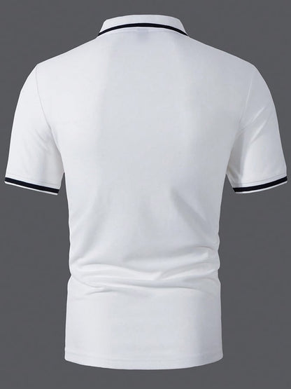 Men's Faith Print Polo Shirt (With Pockets)