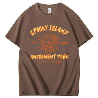 Spooky Island Halloween 100% Cotton T-Shirt