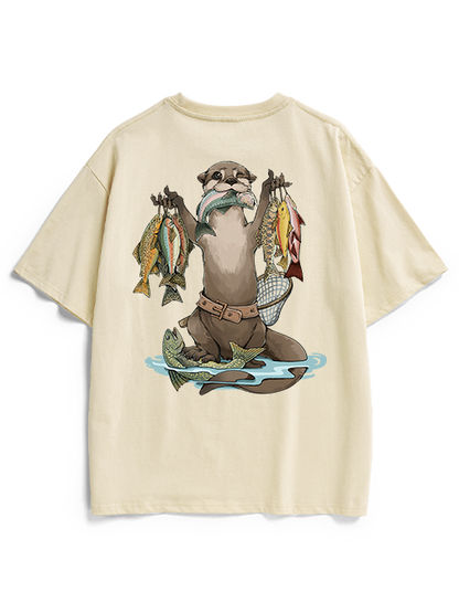 I Fish and I Win Unisex Heavyweight Cotton T-Shirt