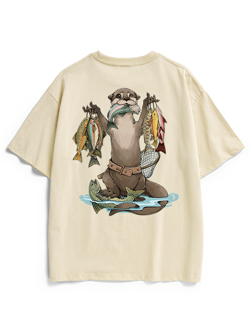 I Fish and I Win Unisex Heavyweight Cotton T-Shirt