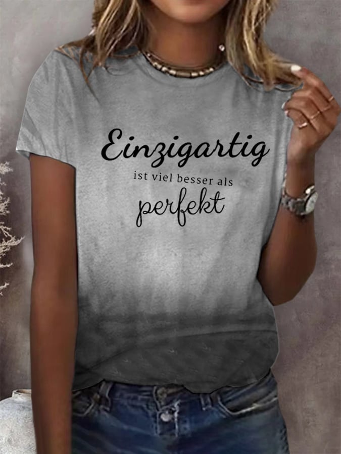 Einzigartig ist viel besser als perfekt' Männer T-Shirt