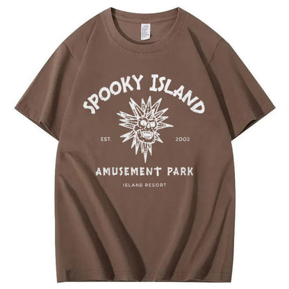 Spooky Island Halloween 100% Cotton T-Shirt