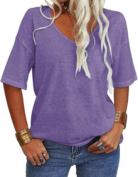 Summer Casual T-shirt Basic Tops (Buy 2 Free Shipping)