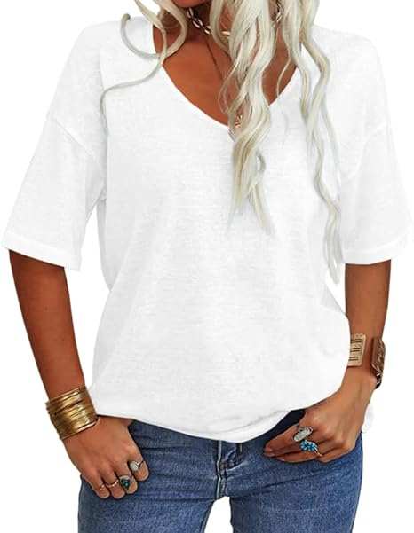 Summer Casual T-shirt Basic Tops (Buy 2 Free Shipping)